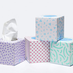 Tissue box - bamboo