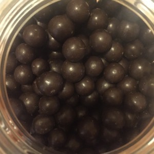 Chocolate coated hazelnuts